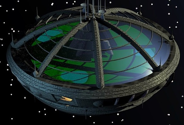 habitat space 3d obj - Habitat in Space by GraphicGuru