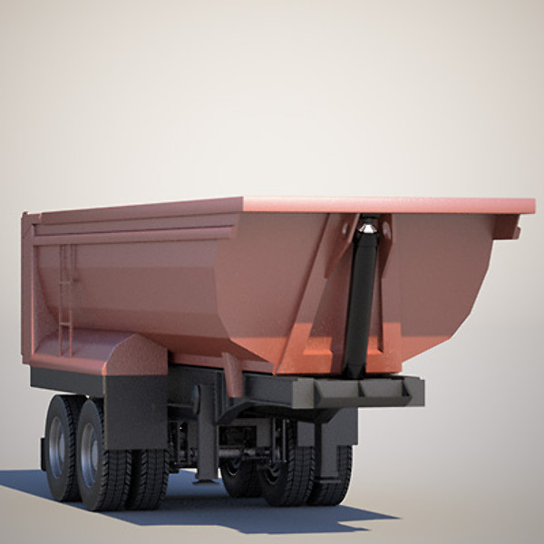 maya renault magnum truck semitrailer - Collection Semitrailers with Renault Magnum by ArqArt3D