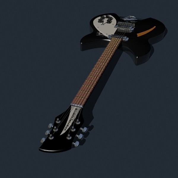 rickenbacker electric guitar 3ds - Rickenbacker by mostlysquare