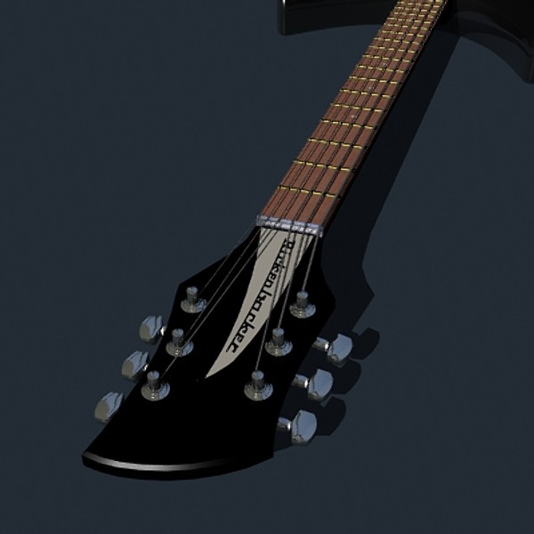 rickenbacker electric guitar 3ds - Rickenbacker by mostlysquare