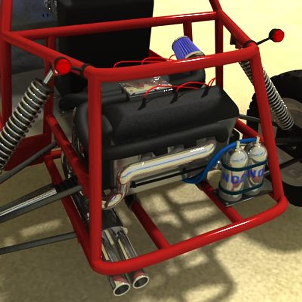3ds max buggy details engine - Buggy by JNSR
