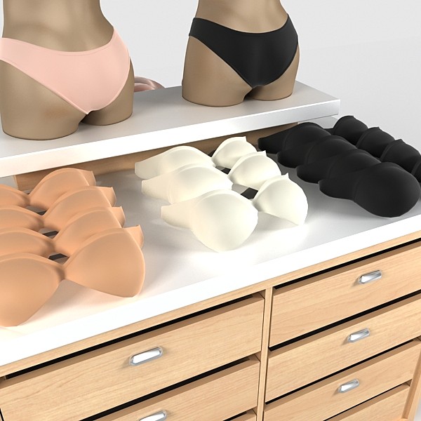 3ds bra table - bra table by DigitalX