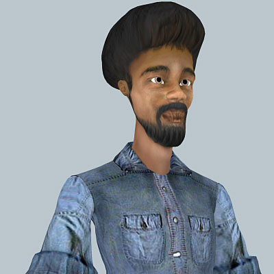 3d model of man male body - Woodstock by 3d_Wanderer