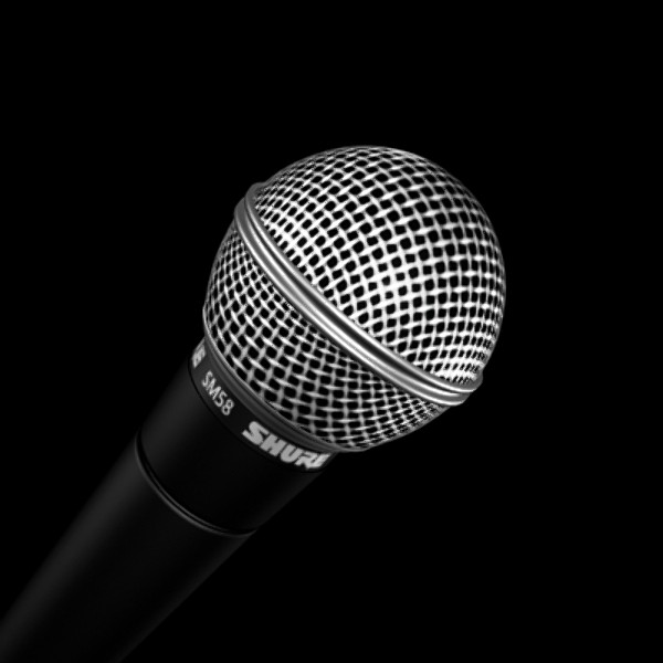 shure sm58 pgx2 wireless 3d max - SHURE SM58 & PGX2 Wireless Microphone by Dreamcaseal