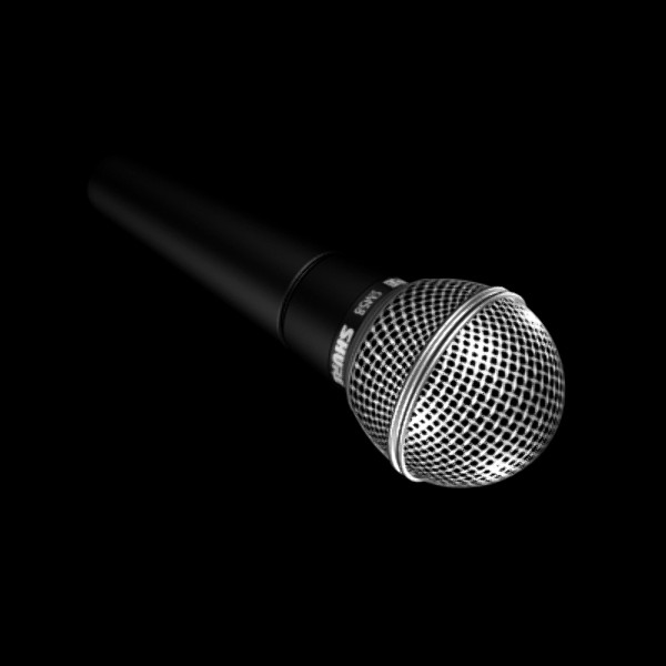 shure sm58 pgx2 wireless 3d max - SHURE SM58 & PGX2 Wireless Microphone by Dreamcaseal