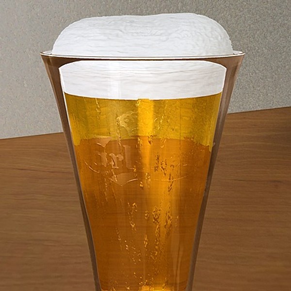 3d carlsberg beer glass model - Carlsberg Beer in Tall Glass by Whong