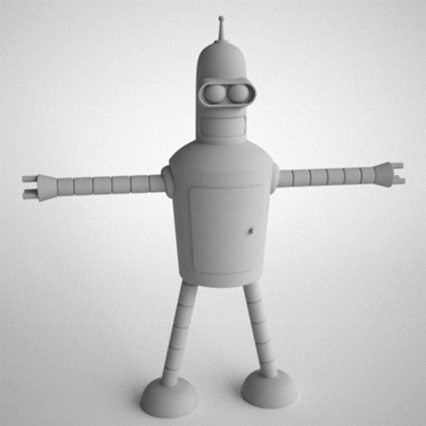 obj bender futurama - Bender by bLAZER76