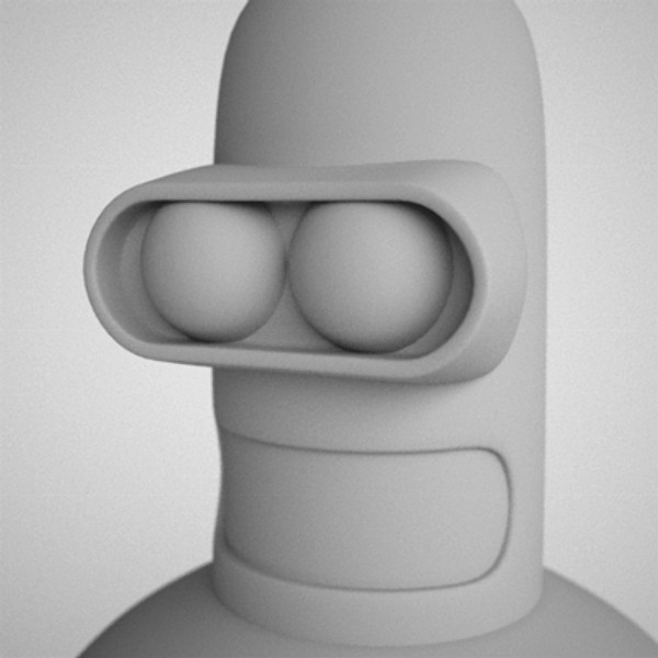 obj bender futurama - Bender by bLAZER76