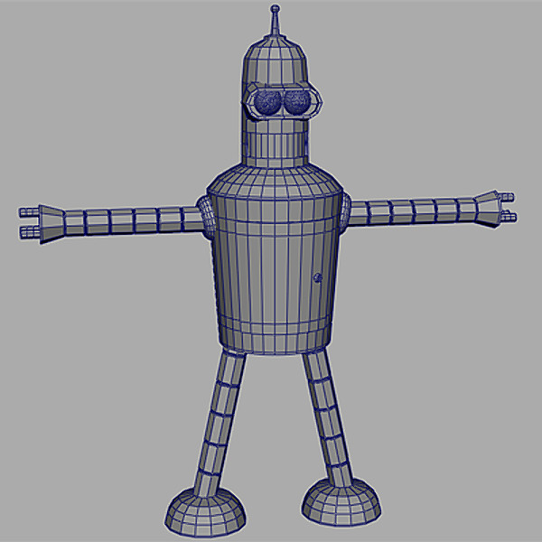 obj bender futurama - Bender by bLAZER76
