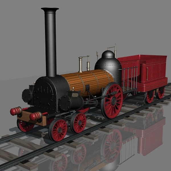 3d model norris 4-2-0 lafayette locomotive - Norris 4-2-0 (Lafayette) Engine by mostlysquare
