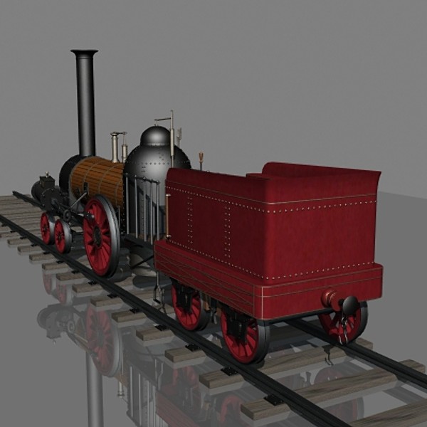 3d model norris 4-2-0 lafayette locomotive - Norris 4-2-0 (Lafayette) Engine by mostlysquare