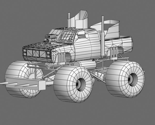 3d post apocalyptic mad - monster truck.rar by EarlEstes
