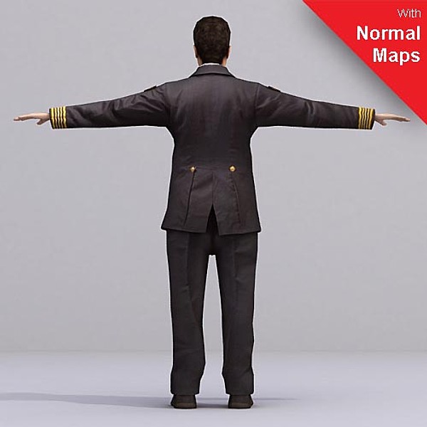 3d model of metropoly characters rigged human - AMan0005-Tp by axyzdesign