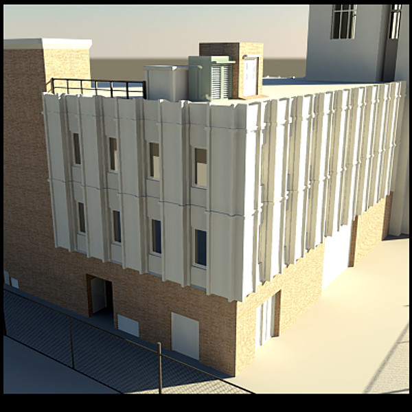 airport control tower 3d obj - Airport Control Tower by vankata