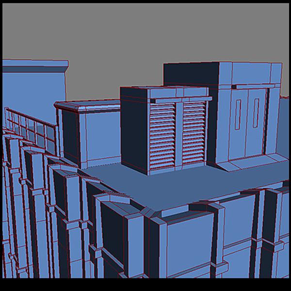airport control tower 3d obj - Airport Control Tower by vankata