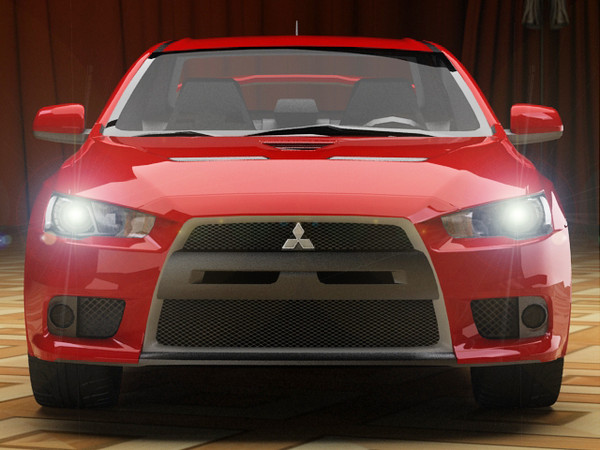 3d model mitsubishi lancer evolution x - Mitsubishi Lancer Evolution X STD materials by fabelar