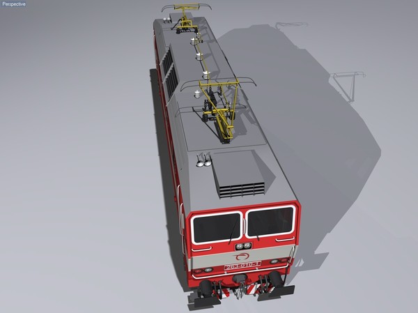 3d electric locomotive zssk model - ZSSK263.rar by tikalok