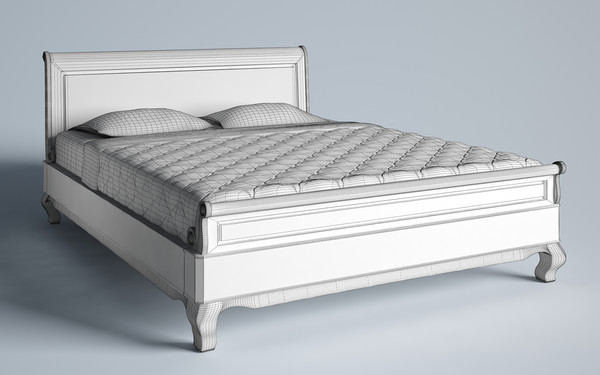 baroque bedroom furniture bed max - Baroque bedroom furniture collection by group3d