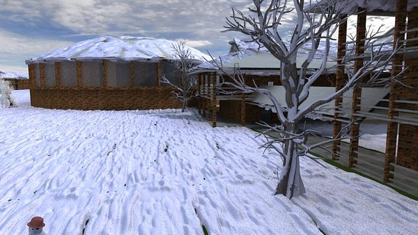 3ds max villadom city - Snow villadom by sundynasty