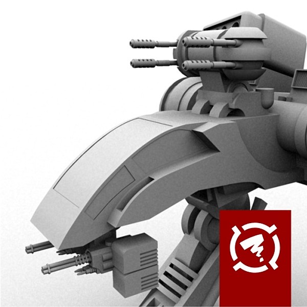 max animation rigged weapons - Battle robot character by Zigzain