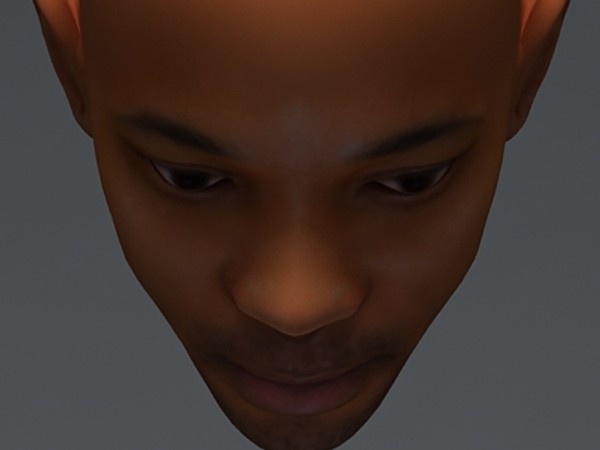 smith face uv 3d model - Will Smith by fabelar