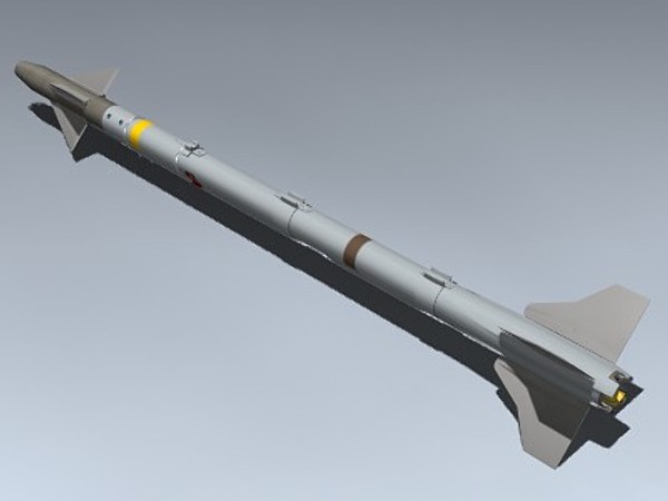 aim-9x sidewinder 3d model - AIM-9X Sidewinder... by Mesh Factory
