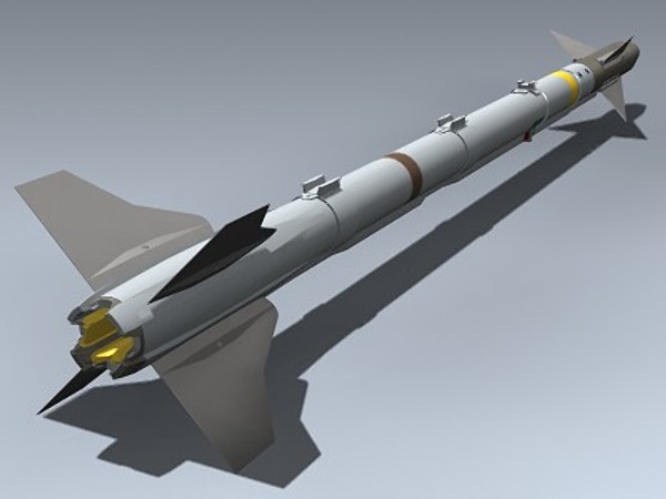 aim-9x sidewinder 3d model - AIM-9X Sidewinder... by Mesh Factory