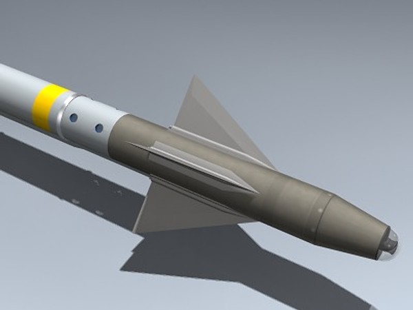 aim-9x sidewinder 3d model - AIM-9X Sidewinder... by Mesh Factory