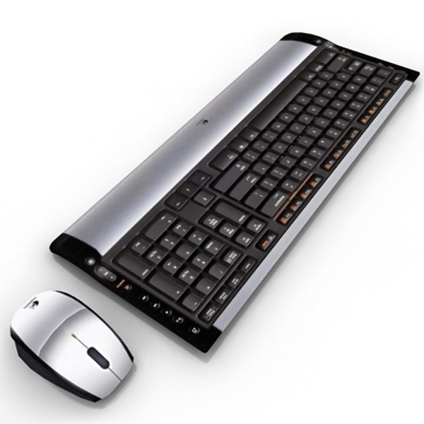 keyboard 3d model - keyboard set 2 by StepanProkop