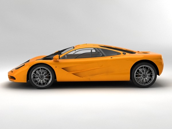 3d model of mclaren f1 - McLaren F1 by fabelar