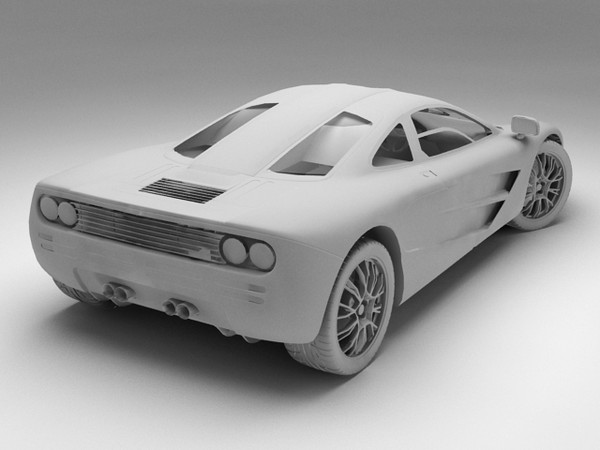 3d model of mclaren f1 - McLaren F1 by fabelar