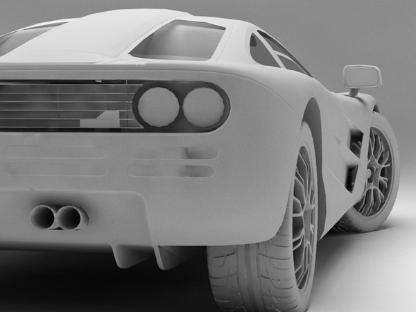 3d model of mclaren f1 - McLaren F1 by fabelar
