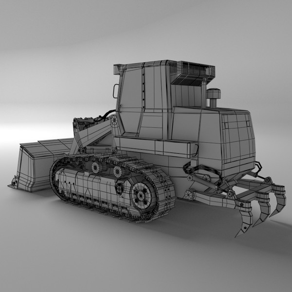 3d track loader industrial vehicles model - Track loader 02 by 3DRivers... by 3DRivers