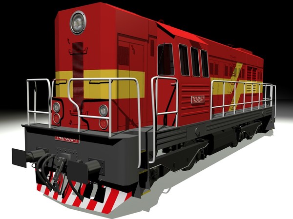 3d diesel locomotive 742 model - 742.rar by tikalok