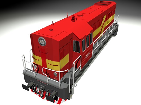 3d diesel locomotive 742 model - 742.rar by tikalok