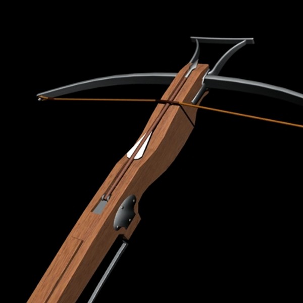 crossbow 3d model - Crossbow by mostlysquare