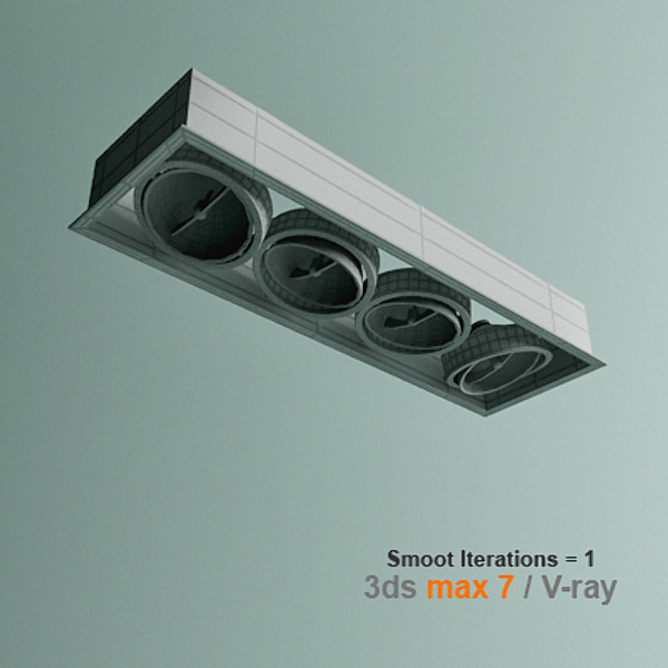 3d modern built-in lamp - built-in lamp by lajhar