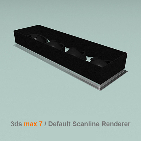3d modern built-in lamp - built-in lamp by lajhar
