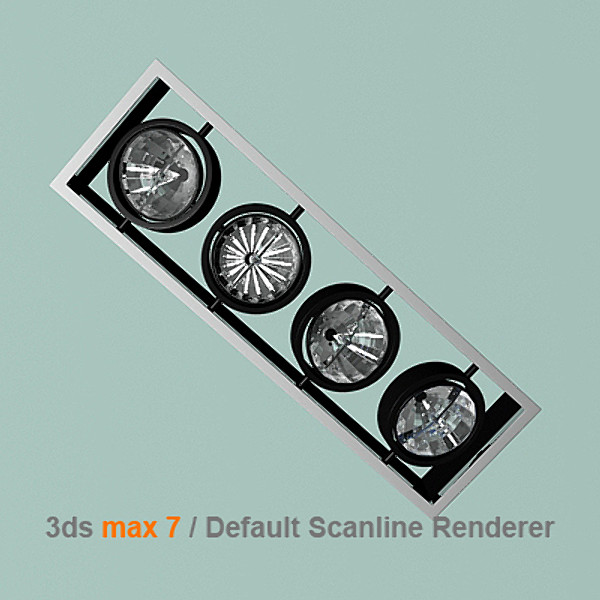 3d modern built-in lamp - built-in lamp by lajhar