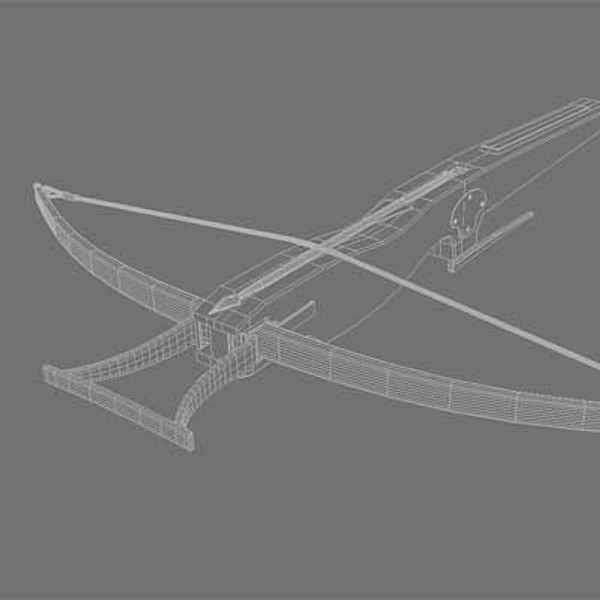 crossbow 3d model - Crossbow by mostlysquare