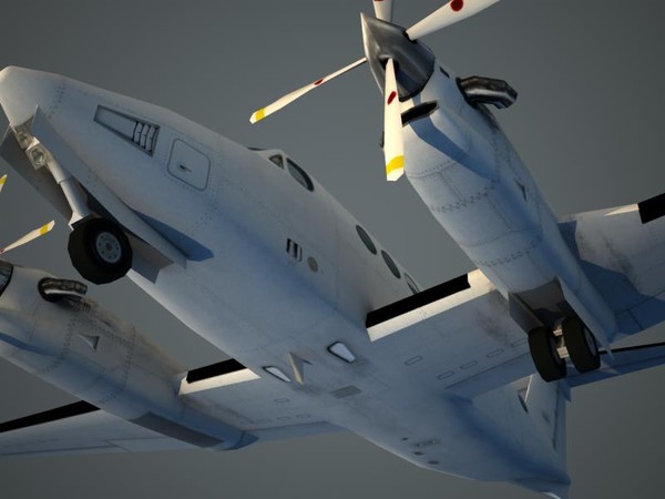 3d beechcraft b-350 - Beechcraft B-350 by Alexander Miller