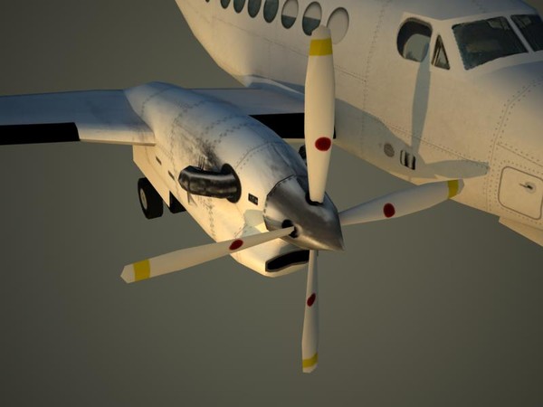 3d beechcraft b-350 - Beechcraft B-350 by Alexander Miller