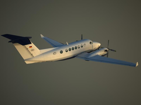 3d beechcraft b-350 - Beechcraft B-350 by Alexander Miller