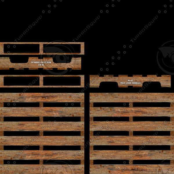 wooden pallets 3ds - WoodenPallet.max by Inertia Designs