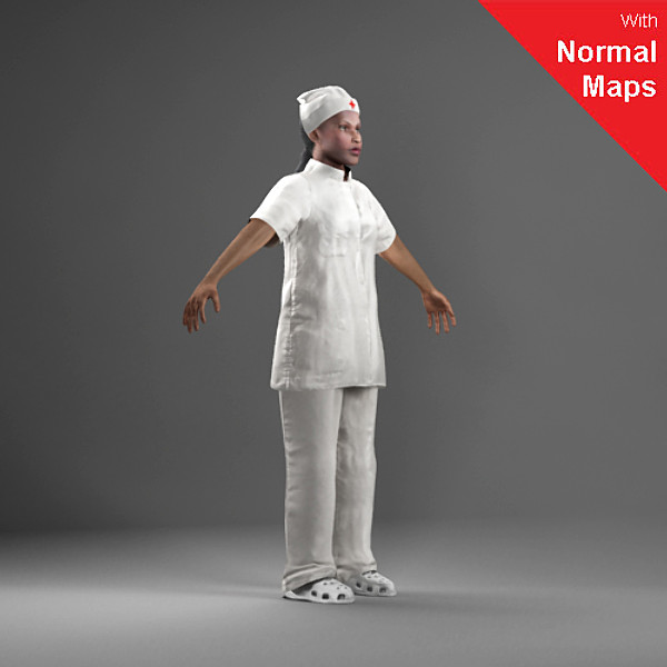 3ds max axyz characters human - WWom0009-Tp by axyzdesign