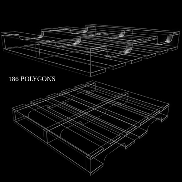 wooden pallets 3ds - WoodenPallet.max by Inertia Designs