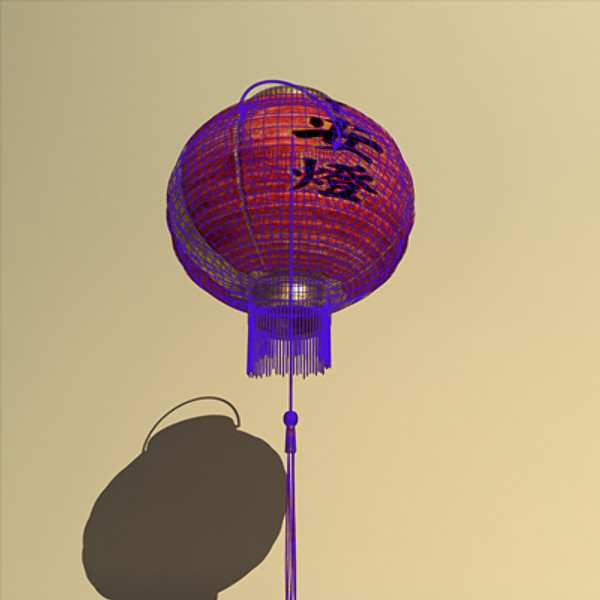 3d chinese lantern - Chinese Lantern by BigIslandEnt