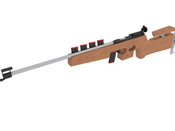 3dsmax biathlon rifle - Biathlon Rifle by Tornado Studio