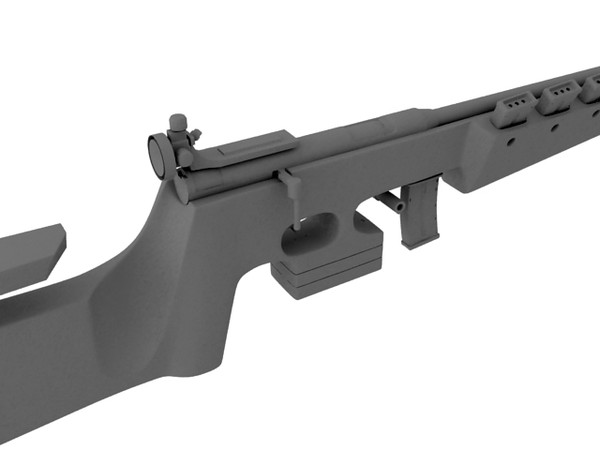 3dsmax biathlon rifle - Biathlon Rifle by Tornado Studio