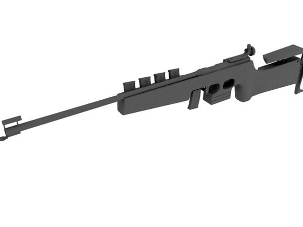3dsmax biathlon rifle - Biathlon Rifle by Tornado Studio